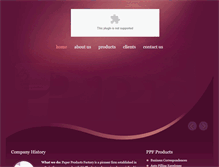 Tablet Screenshot of ppfenvelopes.com